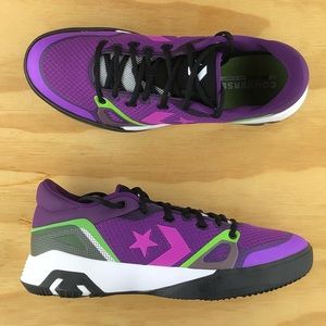Converse G4 Ox Low Top Soundwave Purple Black Basketball Shoes Size 11.5